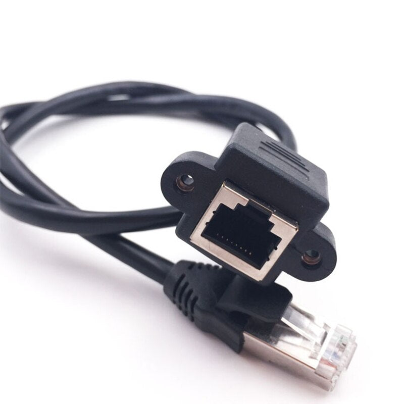 Cat6 Ethernet Extension Cable RJ45 Cat 6 Male to Female Rj45 Ethernet Lan Network Cable Adapter for PC Laptop - ebowsos