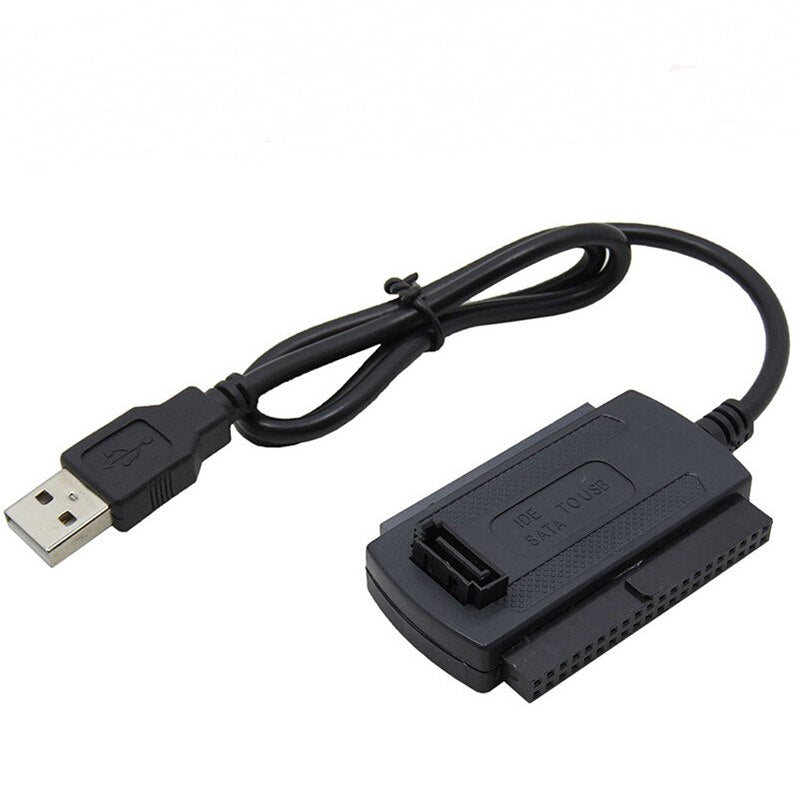 High Speed 480Mb/s 3 in 1 USB 2.0 Cable Adapter USB To 2.5/3.5/5.25inch SATA IDE Adapters - ebowsos