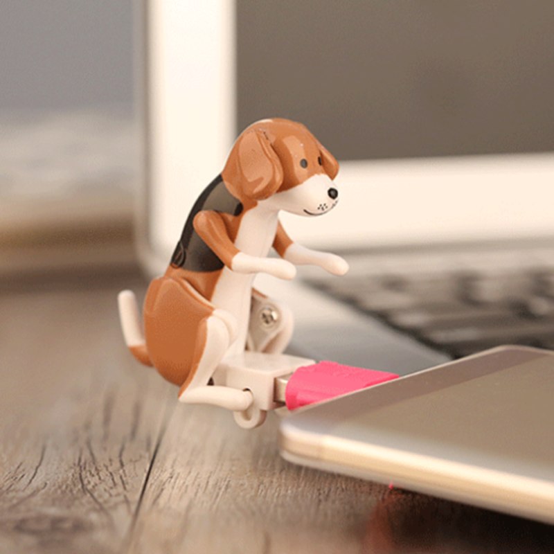 Portable Mini Cute USB 2.0 Funny Humping Spot Dog Rascal Dog Toy Relieve Pressure For Festival for Office Worker Best gift - ebowsos