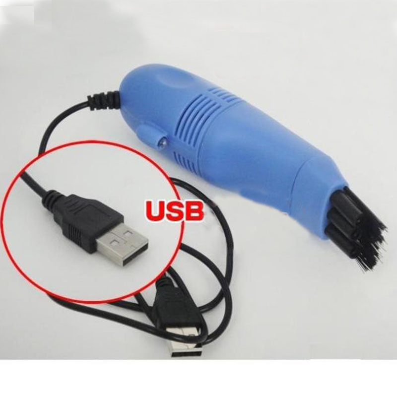 Computer Keyboard Mini USB Vacuum Cleaner for PC Laptop Desktop Notebook - ebowsos