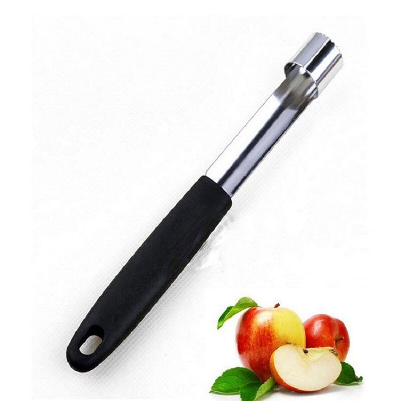 Black Stainless Steel Fruit Apple Pear Corer remover Slicers Cutter Kitchen Tool - ebowsos