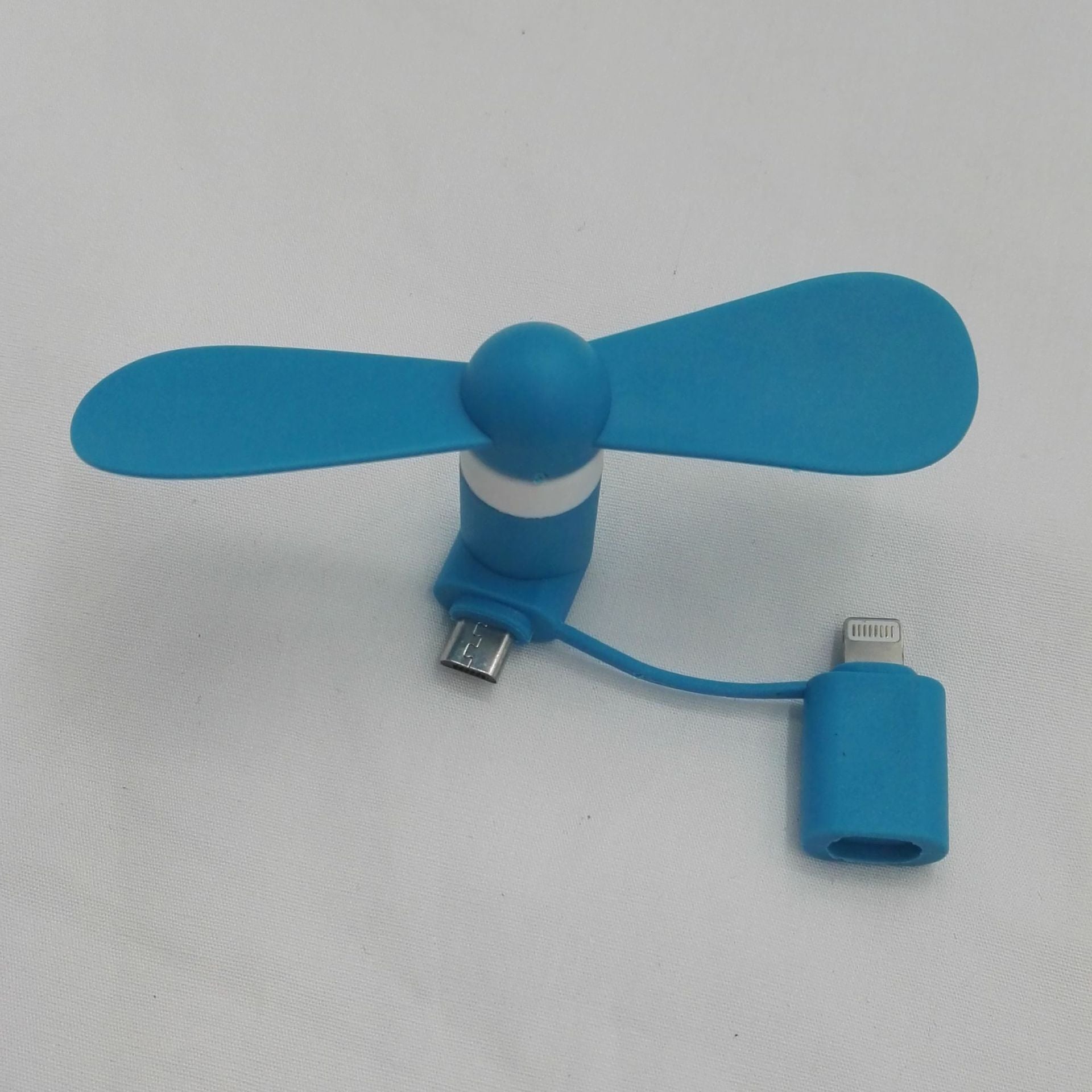 2 IN 1 Travel Portable CellPhone Mini Fan Cooling Cooler For Micro USB For iPhone 5 5S SE 6 6S Plus 8 Pin Android Phones S6 S7 - ebowsos