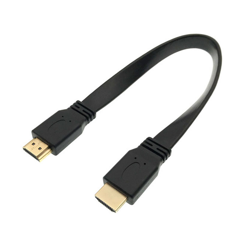 High Quality Full HD HDMI Cable Support 3D Male to Male Plug Flat Cable Cord for Audio Video HDTV TV PS3 - ebowsos