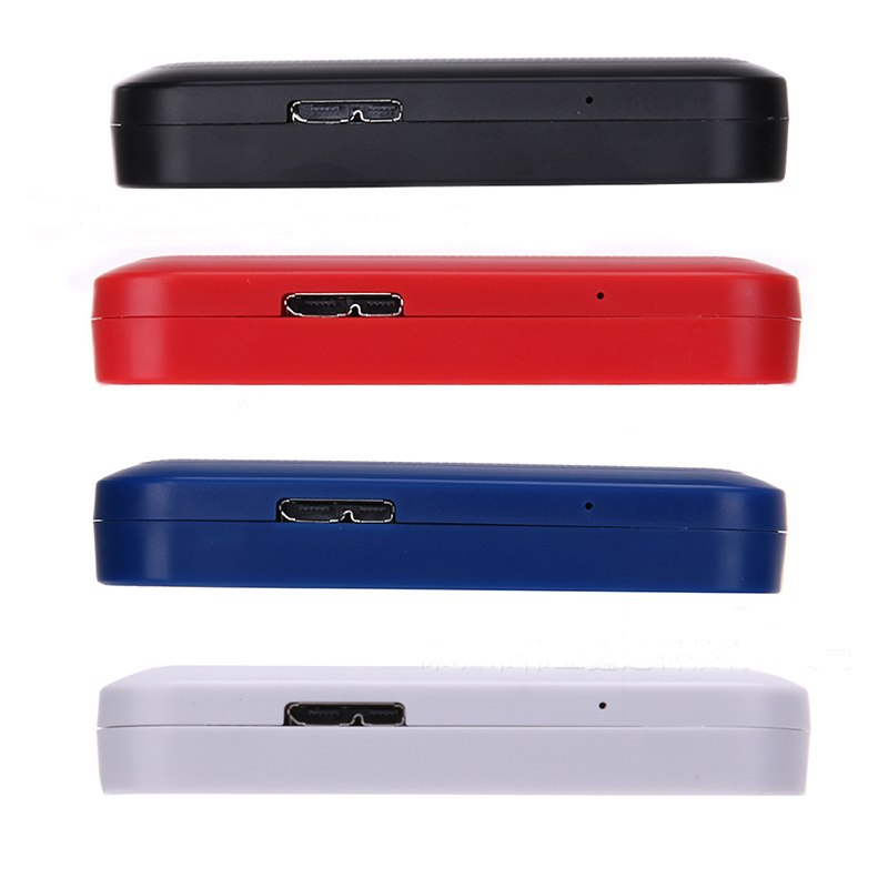 2.5" Micro USB3.0 SATA3.0 6Gbps HDD Hard Disk Drive Enclosure Case Box Cartridge - ebowsos