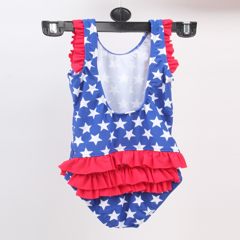 Toddler 1-4T mini Ruffles Swimsuit One Piece Bathing Suits Kids Girls Swimwear Infant Beachwear Drop Shipping - ebowsos
