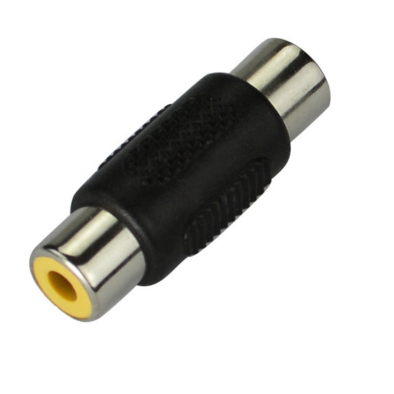 RCA adapter RCA Jack female to RCA Jack female straight connector adapter - ebowsos