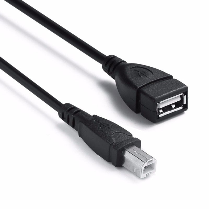 USB AF To BM Adapter USB 2.0 Cable A Female to USB B Male Cable for Printer Extender Connection Cables - ebowsos