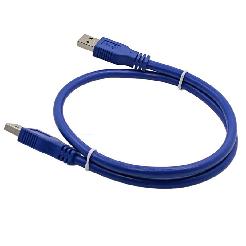 High Speed Blue USB 3.0 A type Male to Male USB Extension Cable AM TO AM  4.8Gbps Support USB 2.0 0.3M 0.6M 1M 1.5M-5M - ebowsos