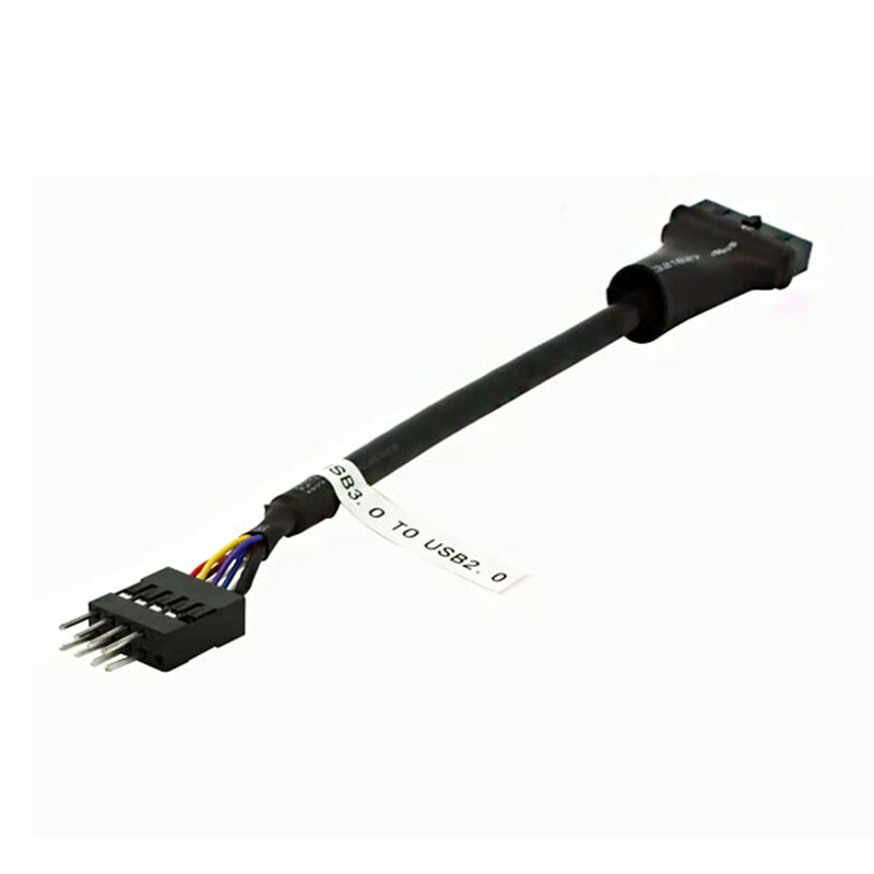 480mbps Data Speed 9 Pin USB 2.0 Male To 20/19 Pin USB 3.0 Female Motherboard Cable Computer Cable Connectors - ebowsos