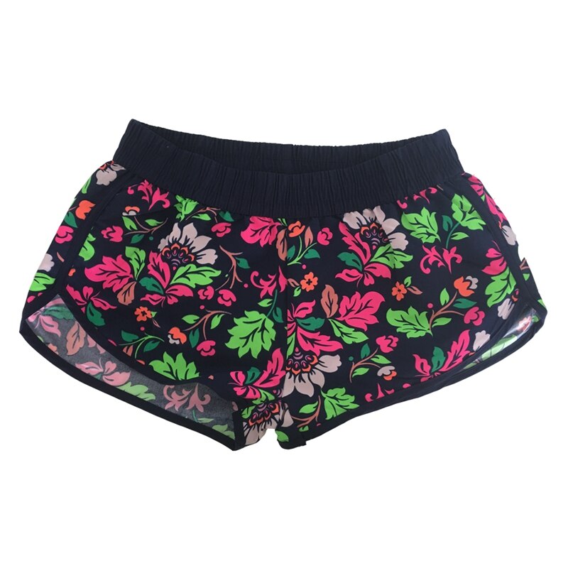 Dropshipping European American Style Women Bermuda Shorts Plus Size Quick Dry Floral Board Shorts Both Seaby Holiday and Spa - ebowsos
