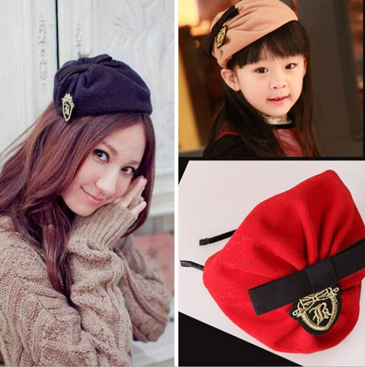 New Fashion Cute Women Girls Headband Hair Clasp Hair Accessories Baby Kids Lovely Hairband With Mini Hat Caps - ebowsos