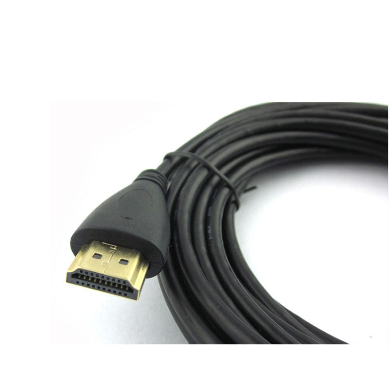 High Speed Gold Plated HDMI TO MINI HDMI Plug Male-Male HDMI Cable 1.4 Version 1080p 3D For Tablets DVD 1m 1.5m 2m 3m 5m 10m - ebowsos