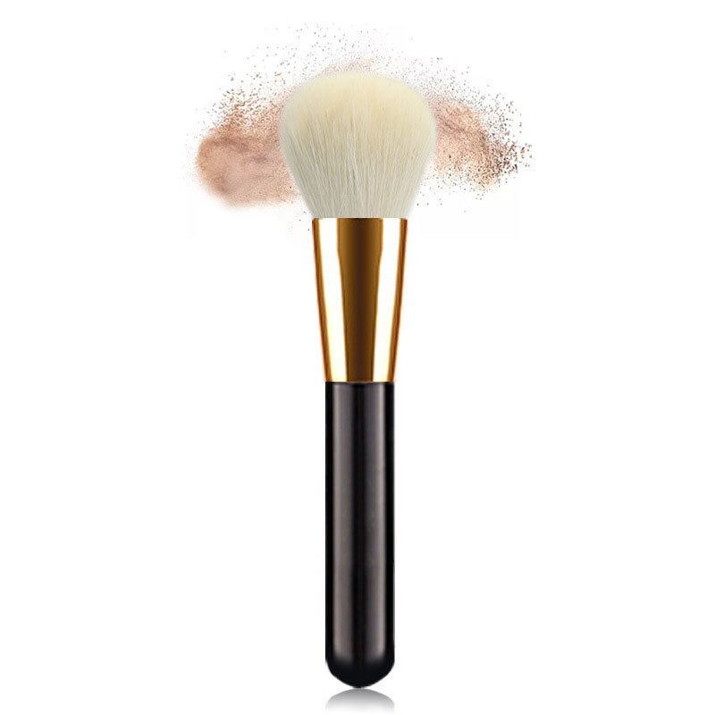 Professional Soft Natural Goat Hair Makeup Powder Brush Foundation Blush Blend Contour Make Up Brushes - ebowsos