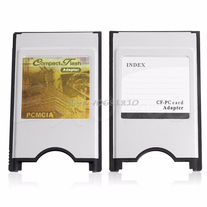 Compact Flash CF to Adapter Cards Reader PC Card PCMCIA for Laptop Notebook - ebowsos