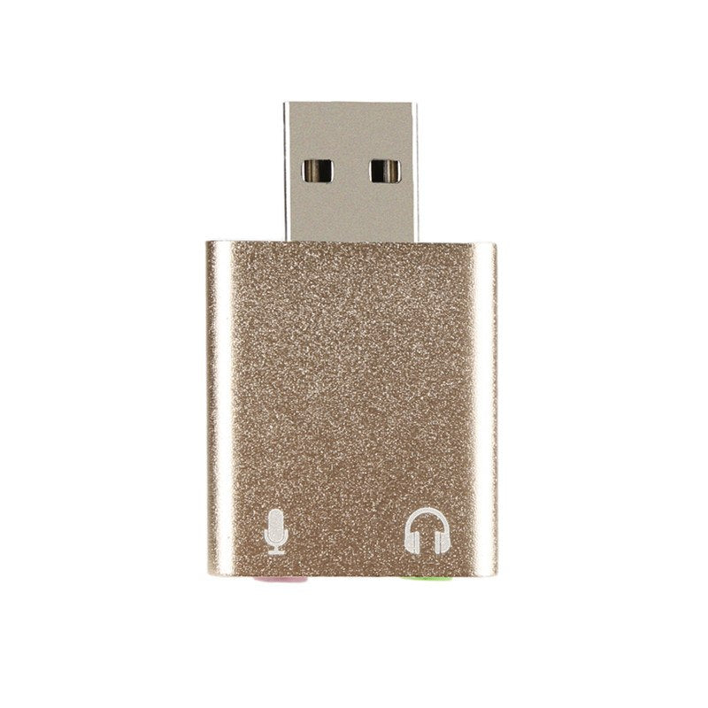 New External Sound Card 7.1 usb audio Adapter card With USB To Jack 3.5mm Converter For Laptop Computer Headphone Sound Card - ebowsos