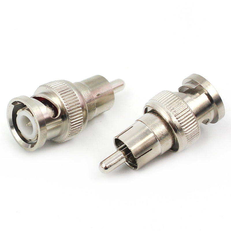 high quality New RCA Male Av to BNC Male Connector Adapter - ebowsos