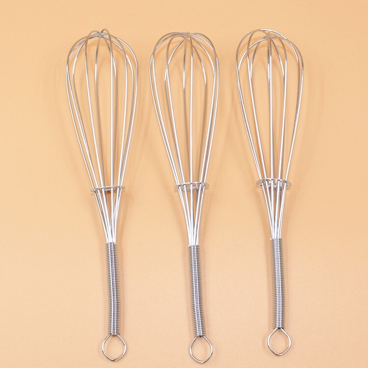 Multifunction ceramic handle Stainless Steel hand Egg Beaters Kitchen Gadgets Egg Stirring Whisk Rotary Kitchen Accessories - ebowsos