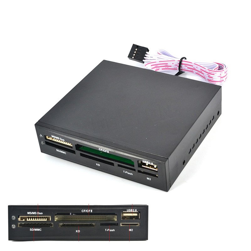 Desktop Chassis Built-In Card Reader 3.5-Inch Multi-Function Card Reader - ebowsos