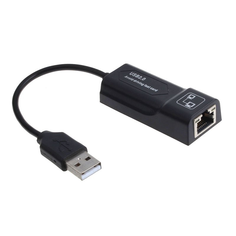 USB 2.0 10/100Mbps Ethernet RJ45 External Network Card LAN Adapter - ebowsos