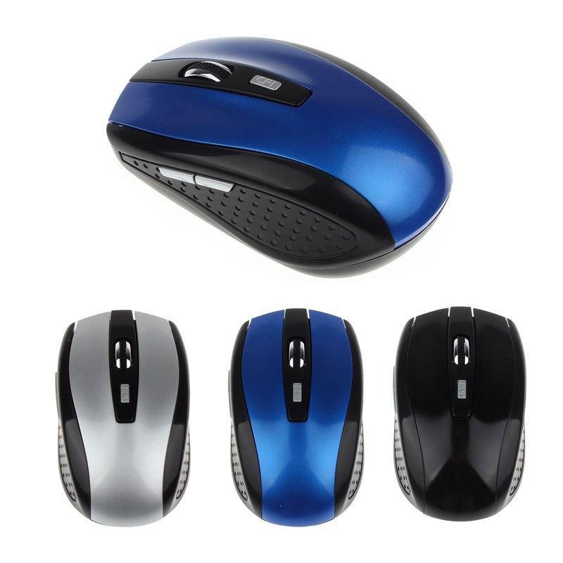 2.4G Wireless Mouse Portable Optical 6 Buttons 1200 DPI Mice For Computer PC Laptop Gamer Black Blue Green Red Color Mouse - ebowsos