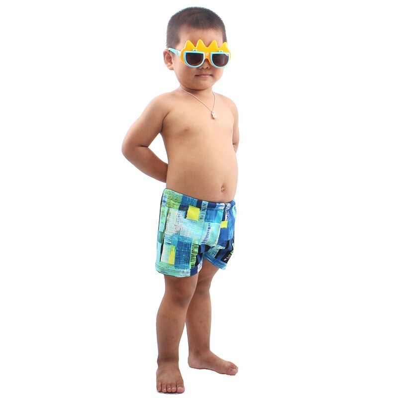 Kids 2-12T Cute Boy Swimwear Waist tied Children Swimsuit Beachwear Teenage Swimming Trunk Toddler Bathing Suits - ebowsos