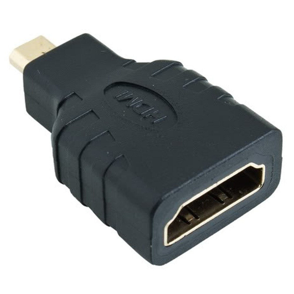 1pcs HDMI Female to Micro HDMI Type D Male Adapter F/M Converter Connector HD TV Camera - ebowsos