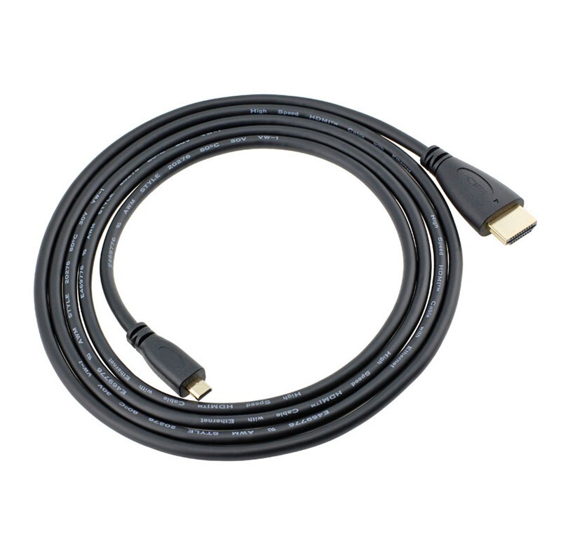 High Speed V1.4 Male to Male HDMI to Micro HDMI Cable 1080p 1440p for HDTV PS3 XBOX 3D LCD - ebowsos