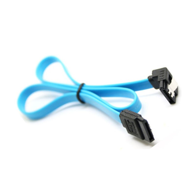 High Speed Straight Right Angle 6Gbps SATA 3.0 Cable 6GB/s SATA III SATA 3 Cable Flat Data Cord for HDD SSD - ebowsos