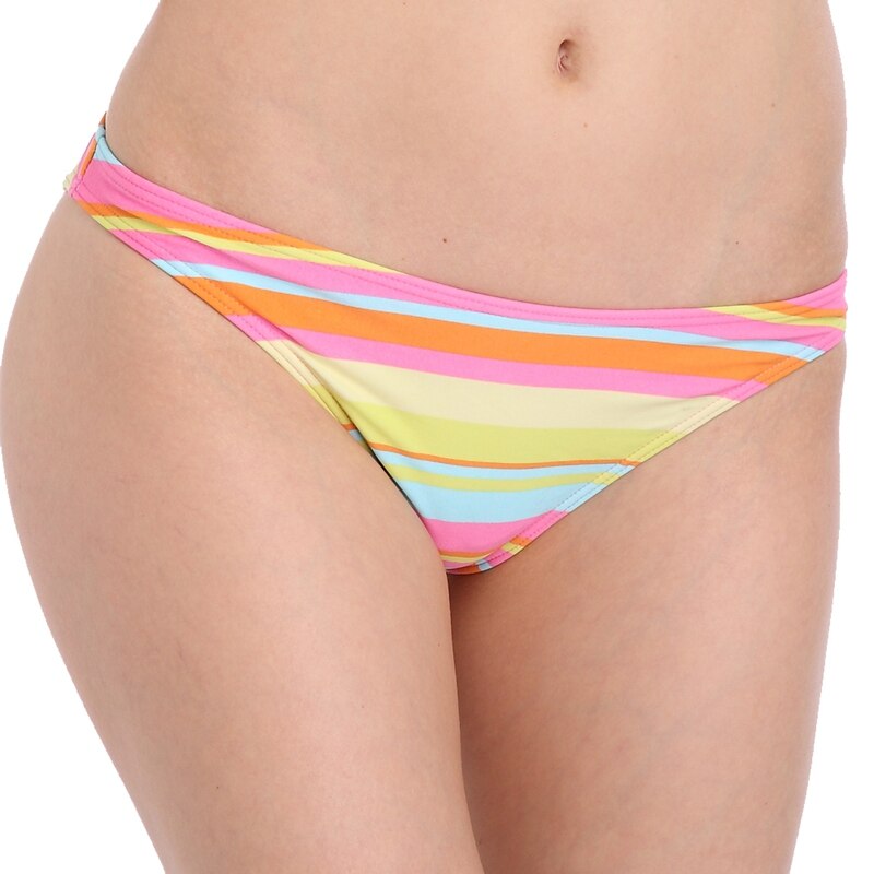 2019 Rainbow Stripes Bikini Shorts Panty Large Size Female Swim Bottom Europe High Quality Fully Lined Nylon Women Swim Panty - ebowsos