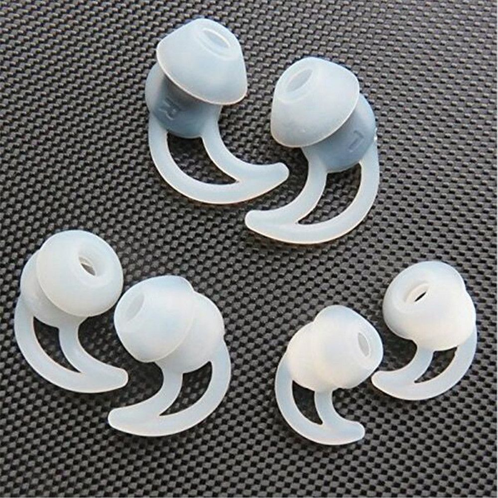 White Soft Replacement Ear Bud Tips For BOSE QC20i QC20 Quiet Comfort Earphones Headphone 3Pairs(S+M+L) - ebowsos