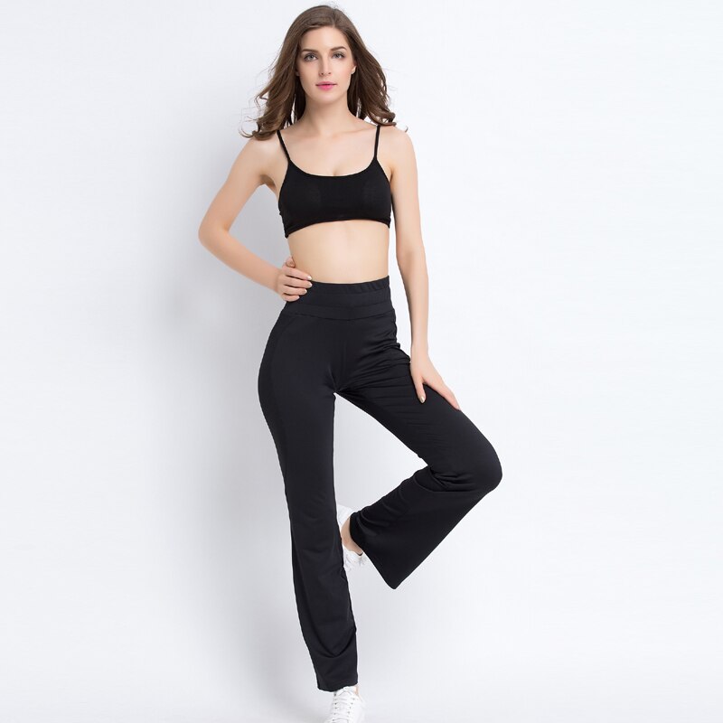 Gym Running Exercise Sports Trousers Valuable Excellent Quality Wide Waist - Elastic and Adjustable Ties Yoga Fitness Pants - ebowsos