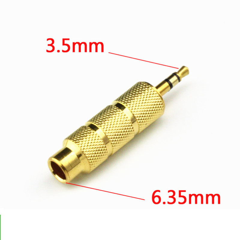 3.5mm Male to 6.5 mm Female Adapter 3.5 plug to 6.35 Jack Stereo Speaker Audio Adapter converter for Mobile Phone PC Notebook - ebowsos