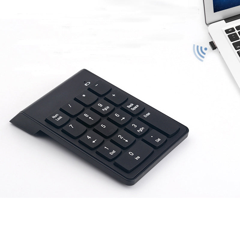 2.4G Wireless USB Numeric Keypad Mini Numpad 18 Keys Digital Keyboard for iMac/MacBook Air/Pro Laptop PC Notebook Desktop - ebowsos