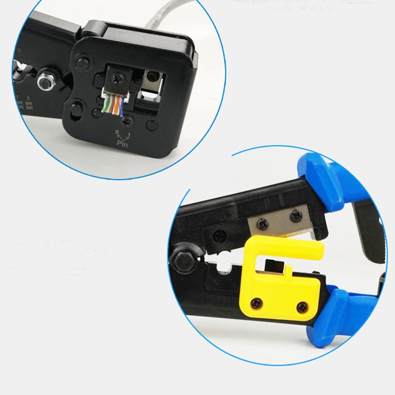 Networking Pliers RJ45 RJ11 Crimping Cable Stripper Crimper RJ45 Pressing Line Clamp Pliers - ebowsos