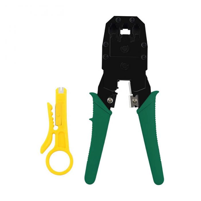 9 in1 LAN Network Repair Cable Tester Crimper Plier Hand Tool Kit Cat5 RJ45 RJ11 RJ12 Stripping Make Ethernet Connector Test - ebowsos