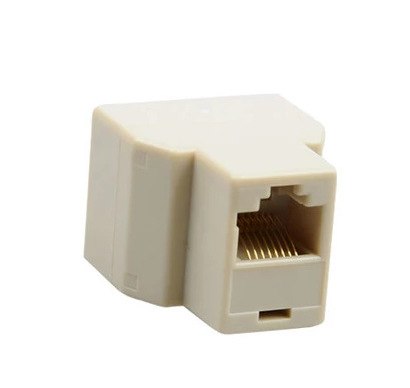 RJ45 Splitter Connector CAT5 LAN Ethernet Splitter Adapter 8P8C Network Extender Plug Coupler - ebowsos