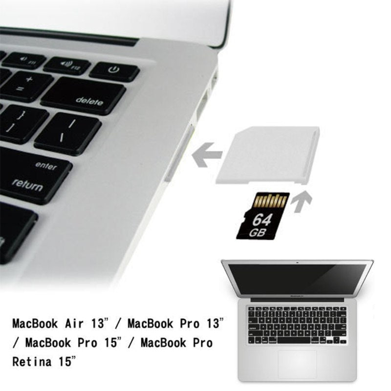 Microsd Adapter For Macbook Air MicroSD TF to SD Card Memory Card Portable Converter Adapter - ebowsos