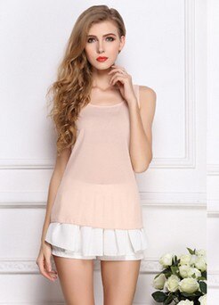 New  Fashion Summer Women's Clothes Chiffon Sleeveless Causal t shirt Chiffon tops 16 colors vest - ebowsos