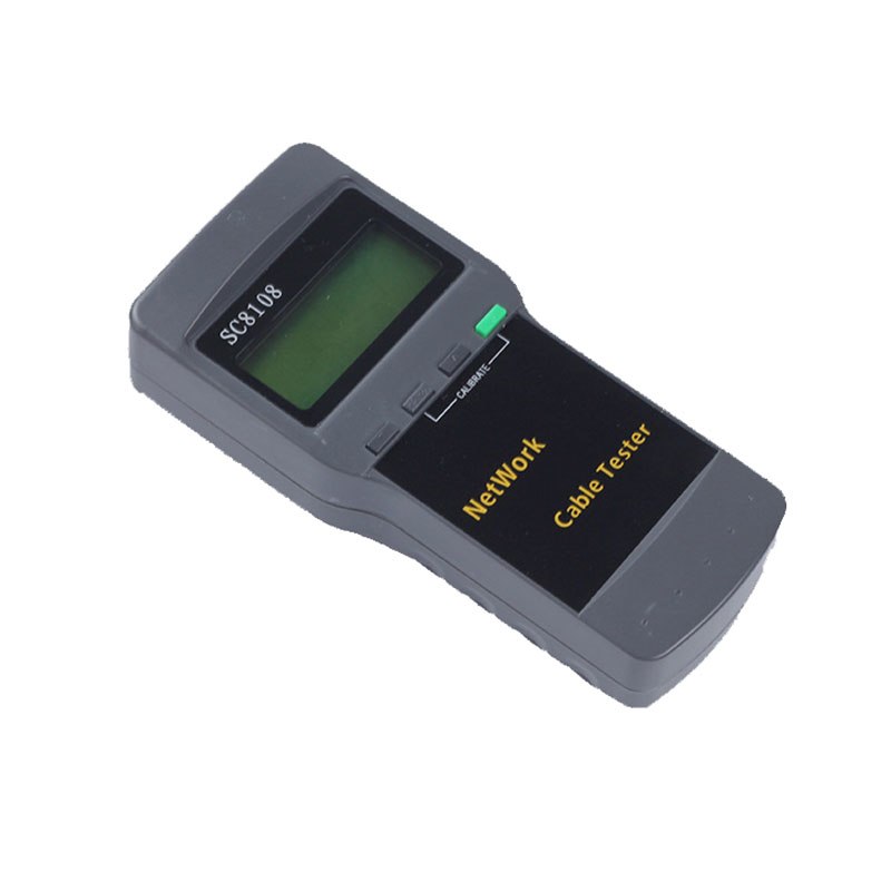 Portable Multifunction Wireless Network Tester SC8108 LCD Digital PC Data Network CAT5 RJ45 LAN Phone Cable Tester Meter - ebowsos
