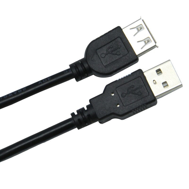 USB 2.0 A Male to A Female Extension Cable Cord Wire Lead For PC Laptop 1.5M - ebowsos