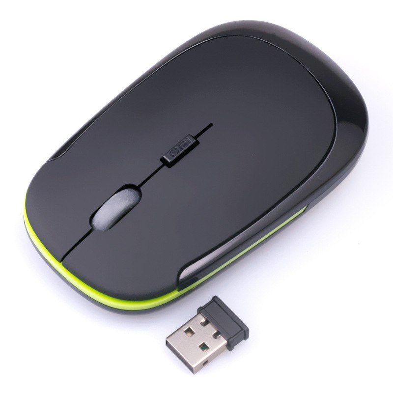 Professional 2.4G ultra thin usb optical wireless mouse USB Receiver Mice for Laptop PC Optical Gaming Mouse - ebowsos