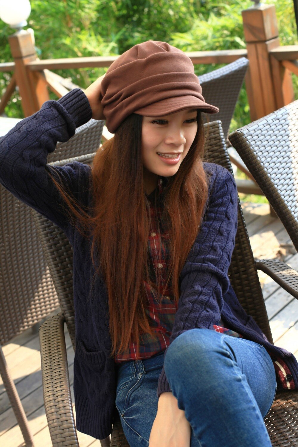 Hot !! NEW Korean&Japan Style Autumn Winter Fashion Cotton Women Fold Revet Hats Warm Berets Female Flat Ear Caps 5 Colors - ebowsos