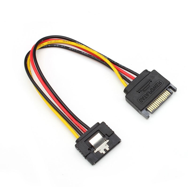 20cm 15pin Male to Female SATA hard disk Power Extension Cable Sata M to Sata F cable for HDD for PC - ebowsos