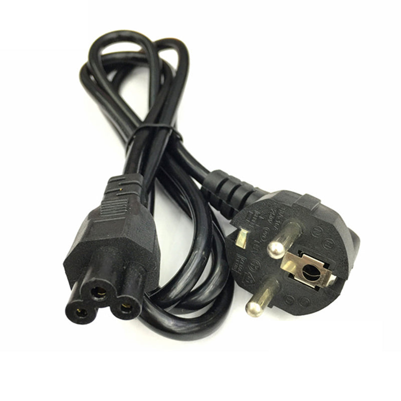 1M EU Universal Adapter Cable 3 Prong 2 Pin AC Laptop Power Cord Charge Adapter Cable Computer Adapter Cables Connectors - ebowsos