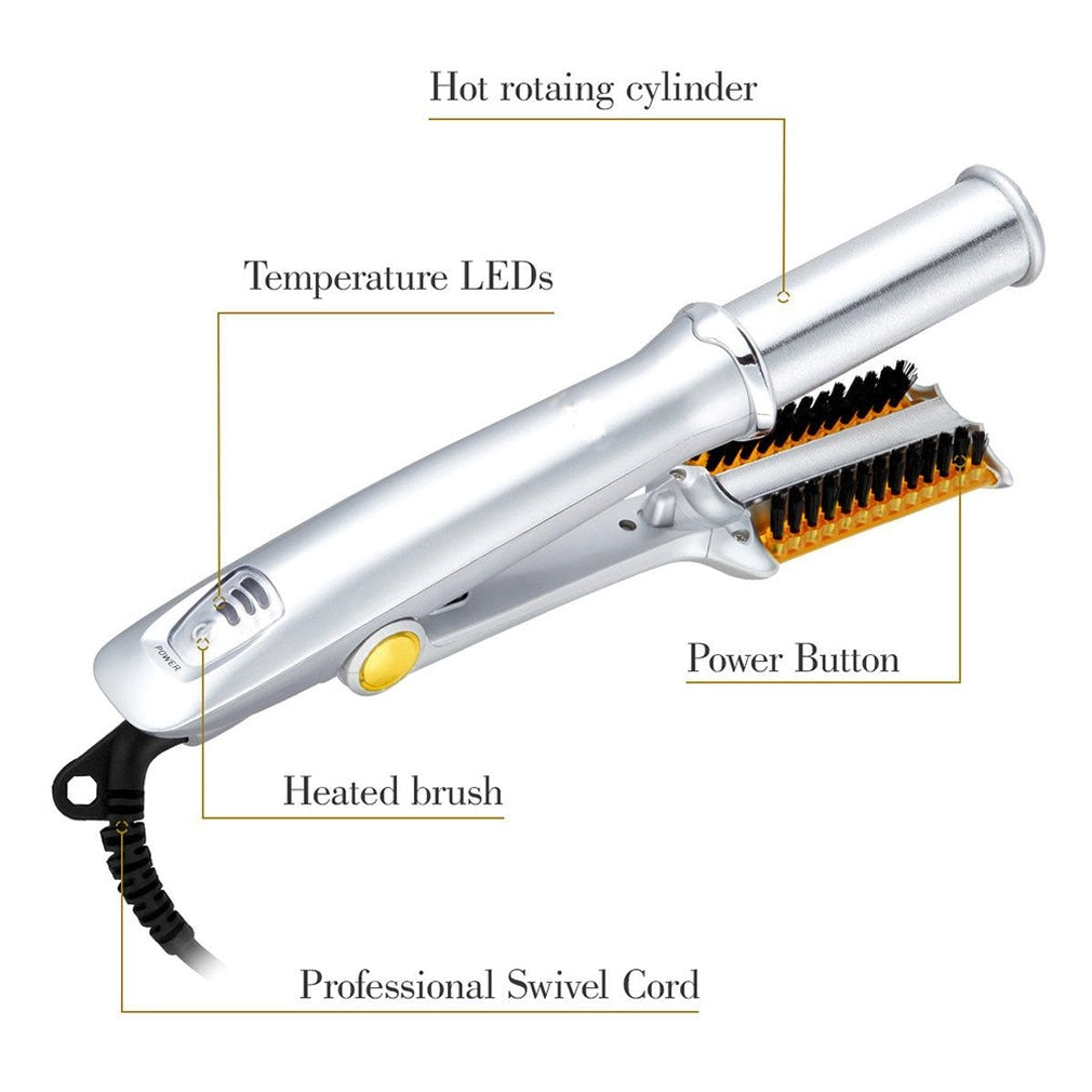 Hair Curler Straight Hair Clip Corn Straightener Curling and Straightening Hairdressing Tools Electric beauty Iron - ebowsos