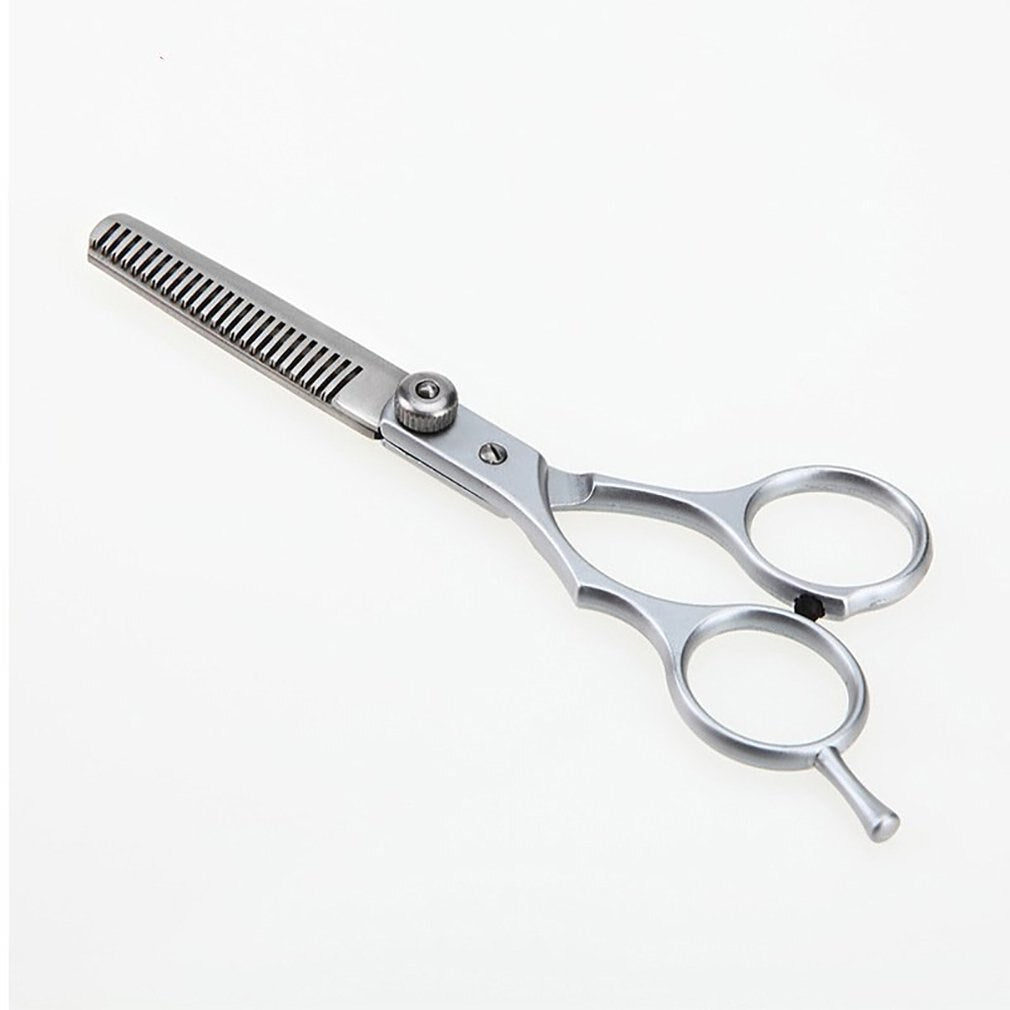 Hair Cutting Thinning Scissors Professional Hairdressing Style Barber Tool Shears Regular Flat Teeth Blades - ebowsos