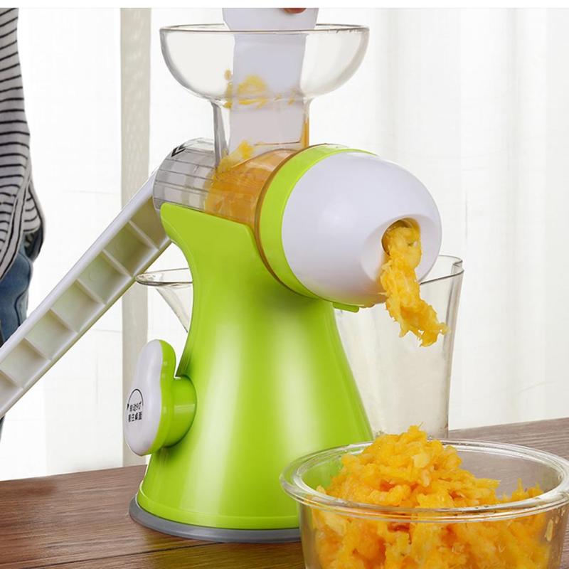 Hand Press Slow Juicer Ice Cream Squeezer Manual Orange Juice Extractor DIY Fresh Fruit Vegetable Machine Blender High Quality - ebowsos