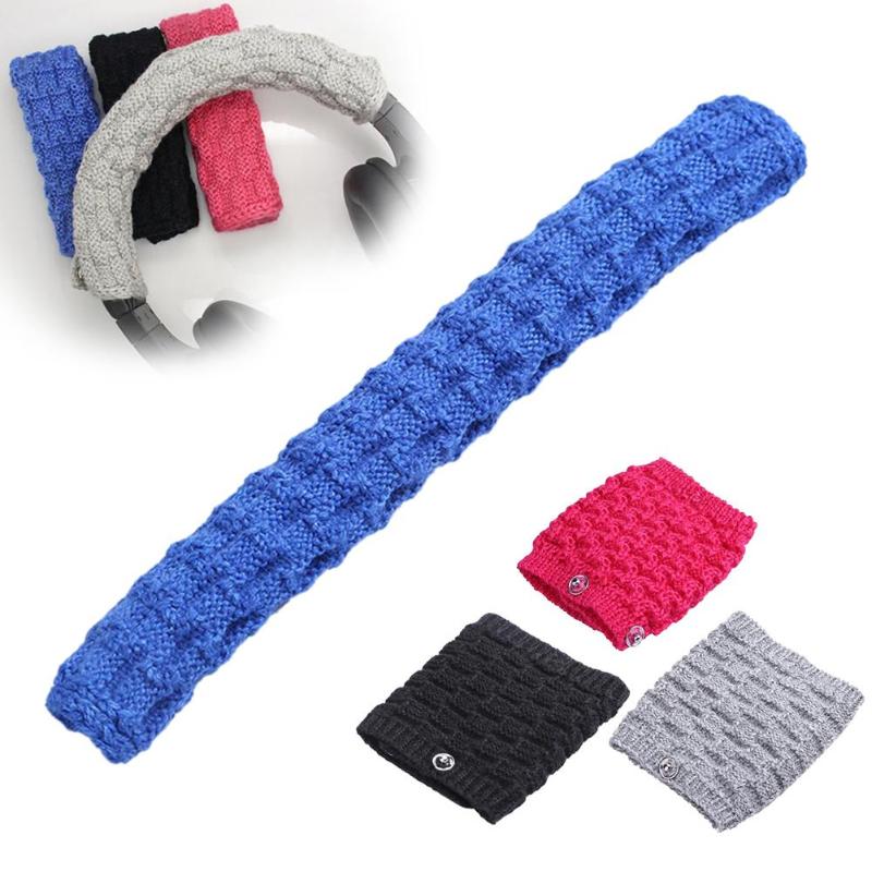 Hand Woven Wool Headband Cushion Headphone protection Cover for Sennheiser HD480 HD450 HD520 HD600 HD650 Headsets - ebowsos