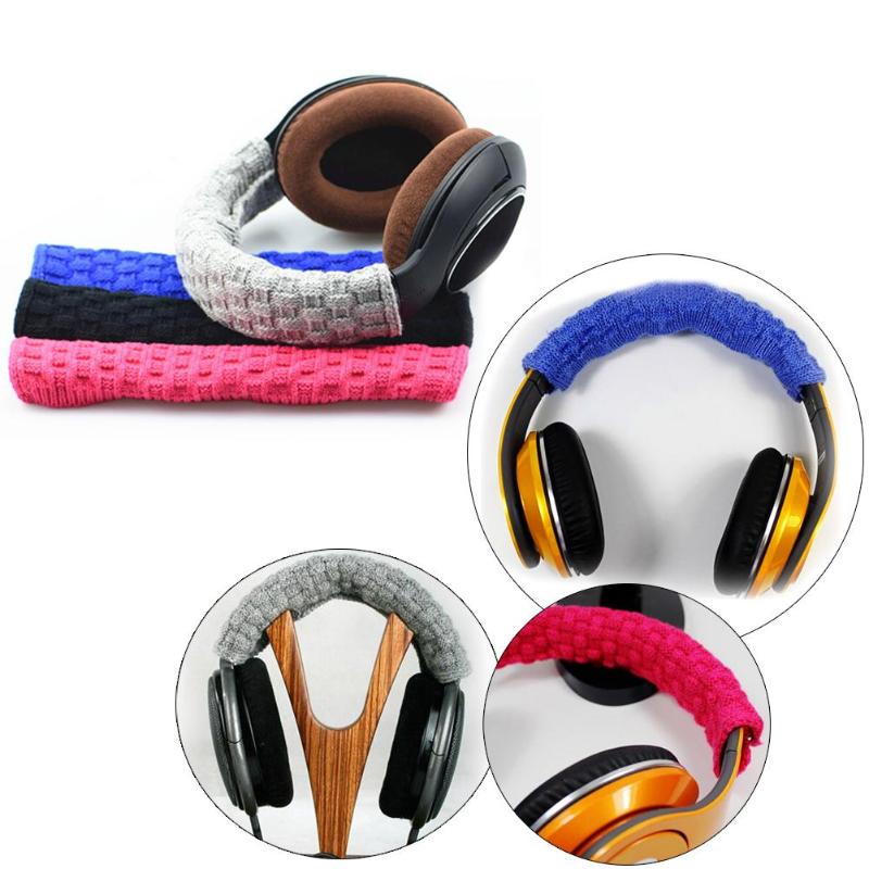 Hand Woven Wool Headband Cushion Headphone protection Cover for Sennheiser HD480 HD450 HD520 HD600 HD650 Headsets - ebowsos