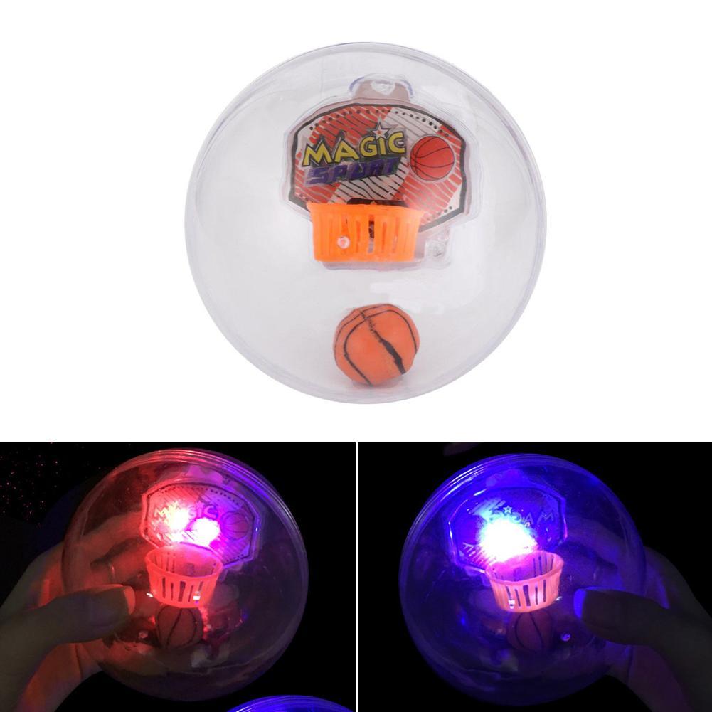 Handheld Electronic Basketball Game with LED Light & Sounds Reducing Pressure LN-ebowsos